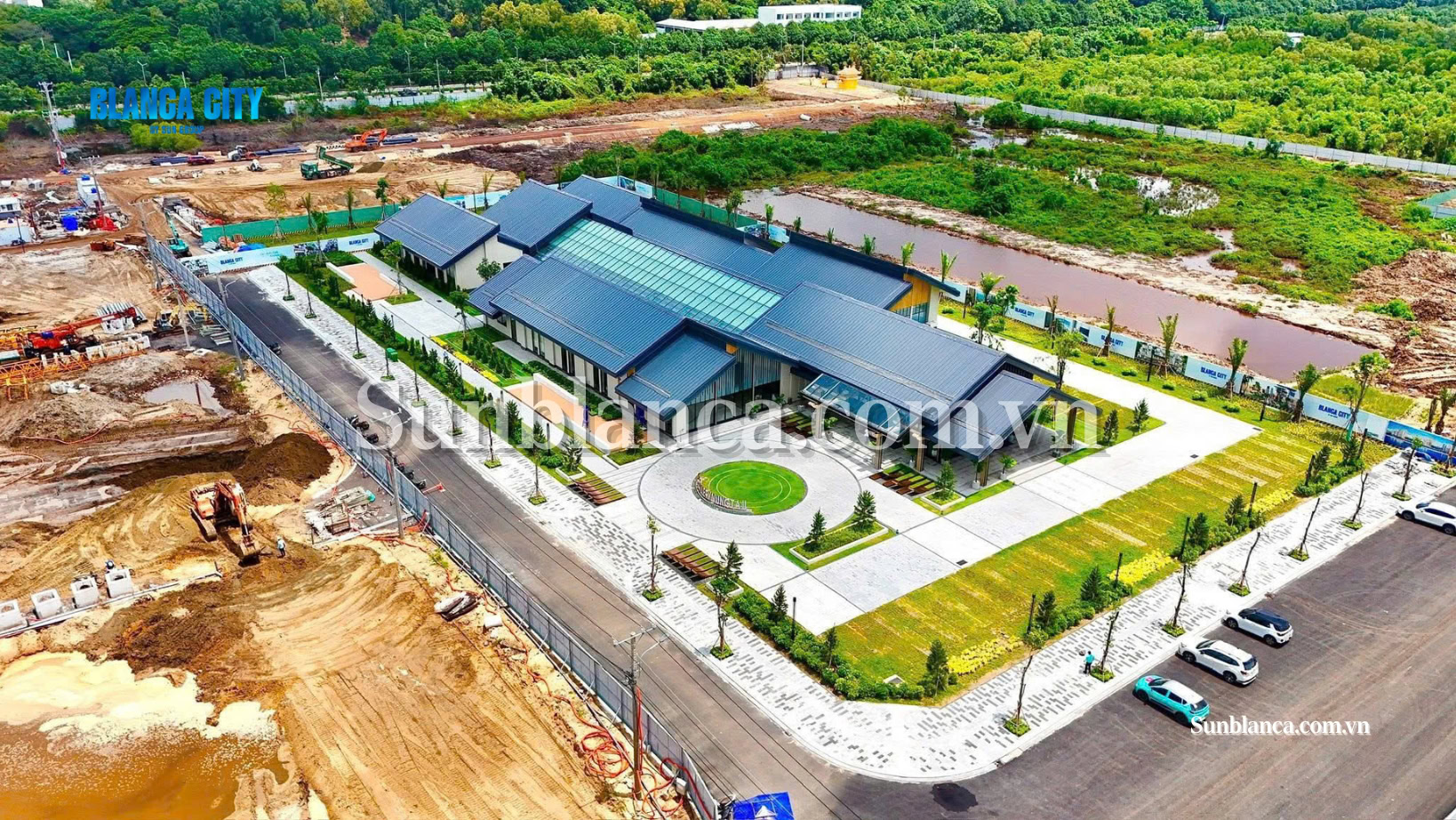 Khu nhà mẫu (Sales Gallery) của dự án Blanca City đã hoàn thiện và đi vào hoạt động.