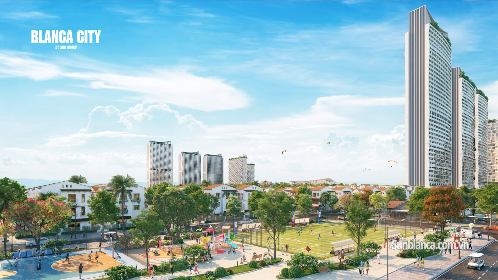 Hệ thống tiện ích nội khu đẳng cấp của toà tháp Blanca 6-7.