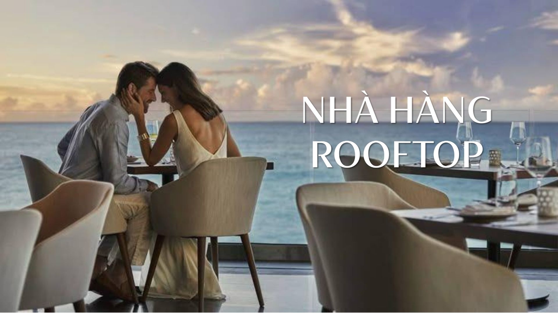 Nhà hàng rooftop và sky lounge tầng thượng lãng mạn tại Blanca Tower