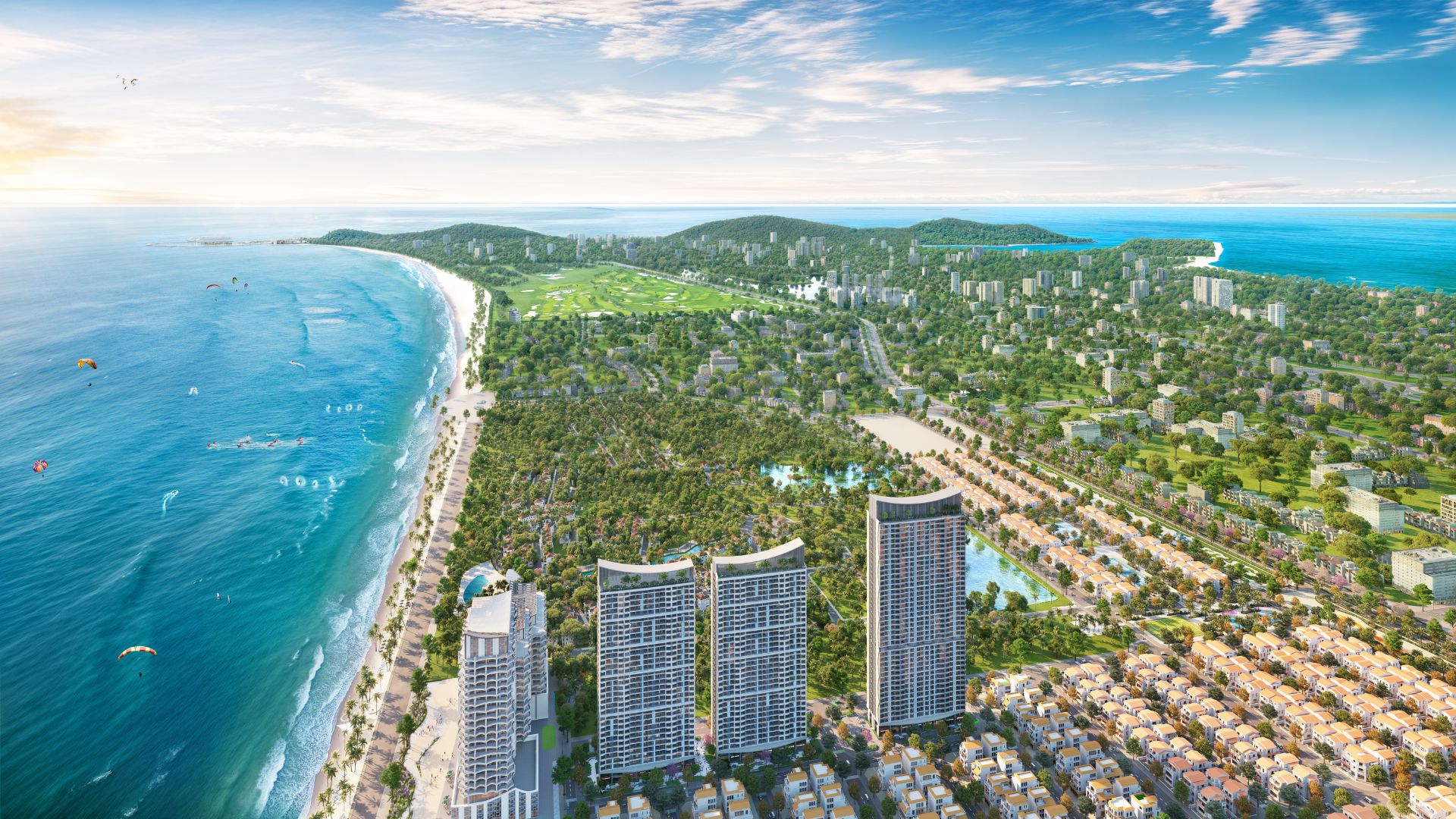 Tuyệt cảnh 4 góc nhìn điện ảnh từ ban công căn hộ tháp French Vessels Blanca Tower